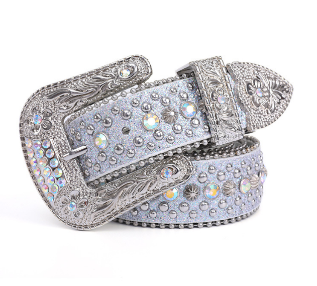 New fashion bling belts with shining strap