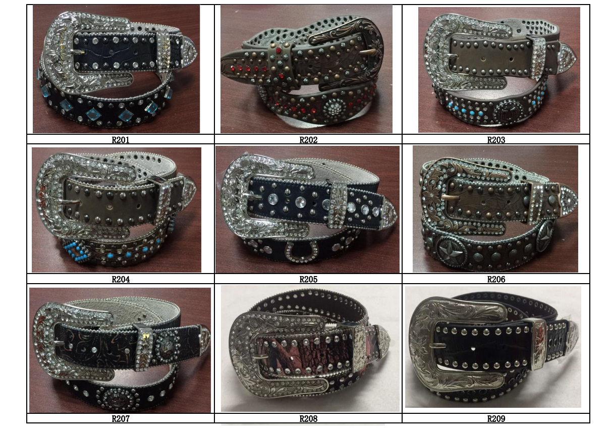 Rhinstone belts different designs, custom made your rhinestone belts