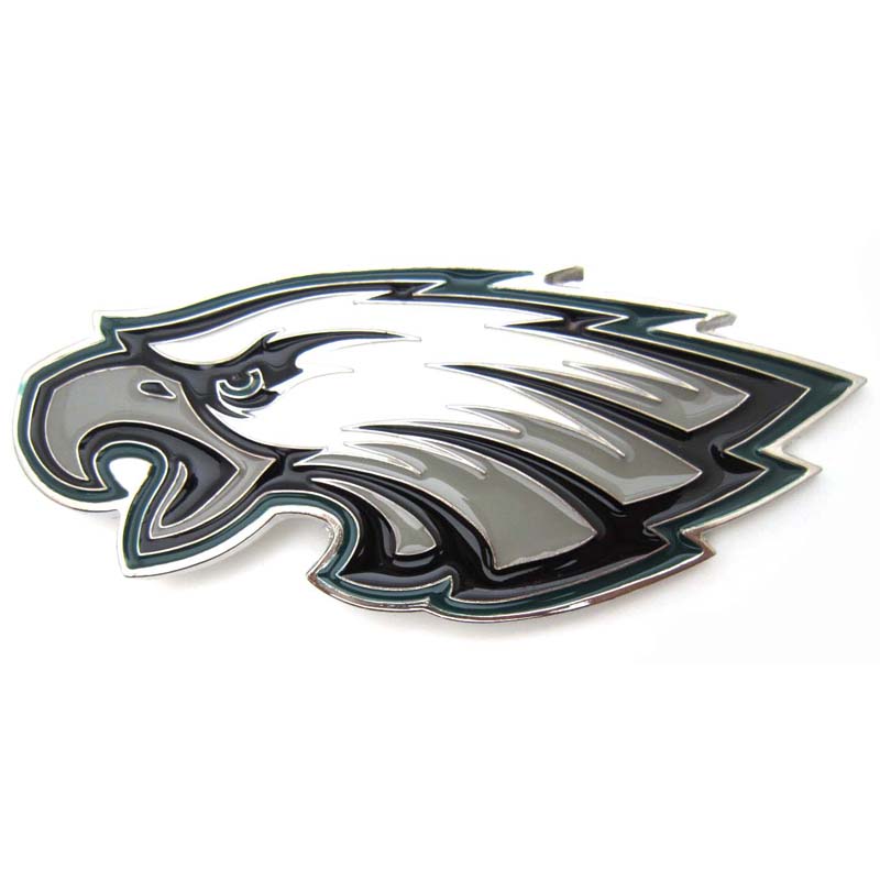 nickle color 3D eagle head buckle